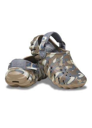 Дитячі crocs echo camo redu clog, 100% оригінал