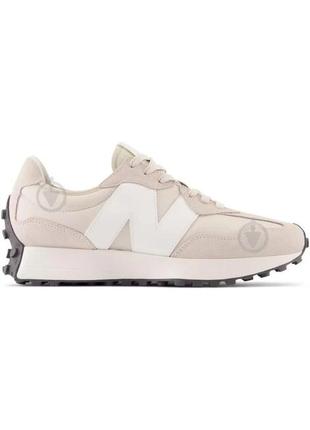 Кроссовки new balance 327 beige&white (нев балансе)