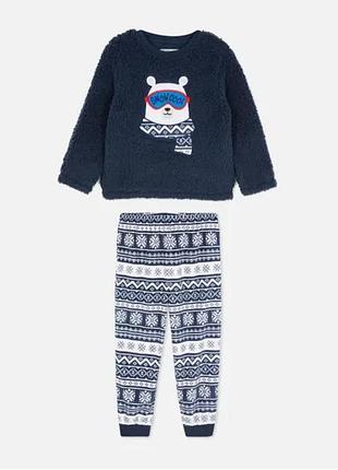 Піжама snow cool синя primark 98, 104, 110, 116, 122, 128см