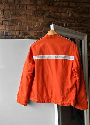 Esprit sports 90’s women’s vintage 68 orange full zip long sleeve jacket женская, винтажная куртка2 фото