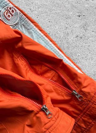 Esprit sports 90’s women’s vintage 68 orange full zip long sleeve jacket женская, винтажная куртка5 фото