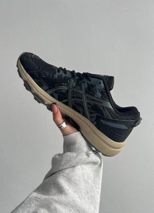 Asics  gel venture 6 'black tan'5 фото