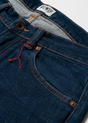 Edwin&nbsp;ed-85 slim tapered low crotch denim jeans мужские джинсы5 фото