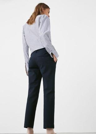 Зеленые укороченные брюки mango mango 4