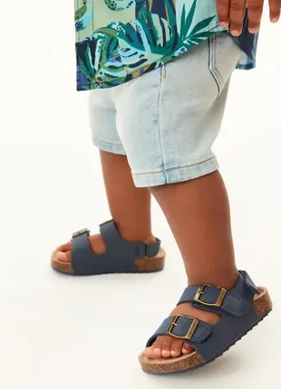 Синие детские босоножки сандалии next босоніжки сандалі1 фото