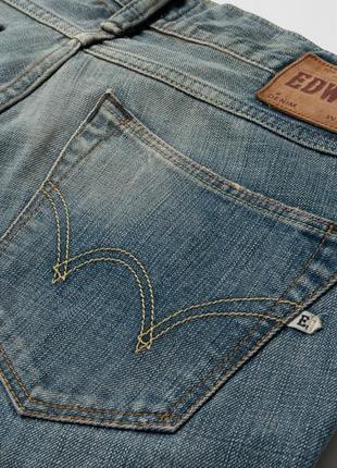 Edwin ed-77 japanese denim jeans чоловічі джинси7 фото