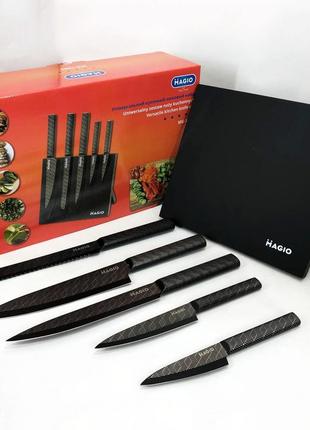 Универсальный кухонный ножевой набор magio mg-1096 5 шт2 фото