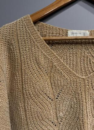 Вязаный свитер тонкой вязки stradivarius5 фото