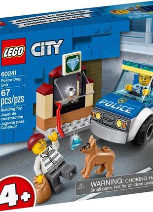 Лего місто — поліцейський підрозділ з собакою [lego 60241 city - police dog unit]