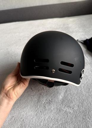 Шлем в стиле ретро thousand large чёрный матовый8 фото