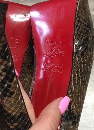 Шикарные туфли christian louboutin5 фото