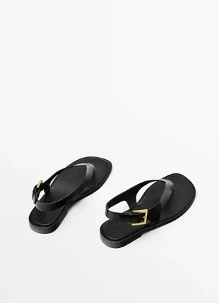 Кожаные сандалии massimo dutti 1724/350