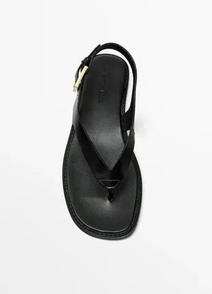 Кожаные сандалии massimo dutti 1724/350
