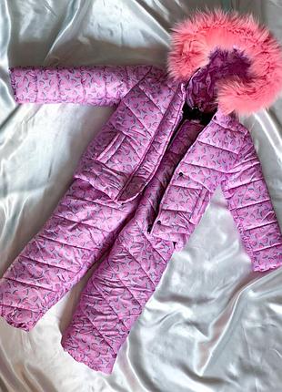 Детский зимний комбинезон арбузики