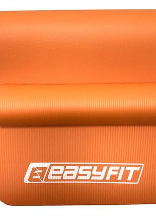 Килимок для фітнесу та йоги easyfit nbr 10 мм orange2 фото