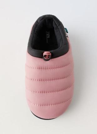 Zara трендовые стеганые тапки мини ультра. стильная модель унисекс.9 фото
