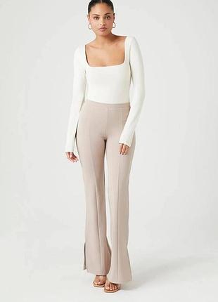 Штани forever 21 бежеві чорні сірі жіночі