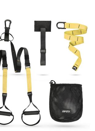 Петли подвесные для тренировок trx gymtek pro yellow