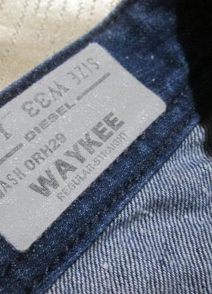 Мужские джинсы diesel waykee оригинал размер 33 - 32 (l)6 фото