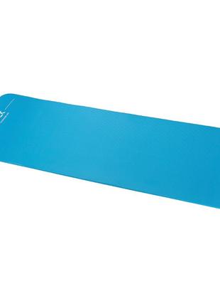 Коврик (мат) для фитнеса и йоги gymtek nbr 1,5см blue