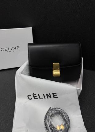 Черная женская сумка в стиле сеnn celine