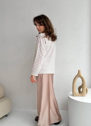 Сатиновая длинная юбка3 фото