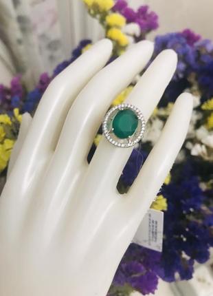 Невероятно красивое серебряное кольцо с агатом zarina8 фото