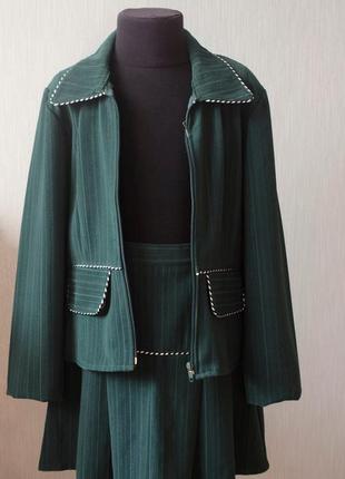 Красива спідниця на замку по боках з резинками для дівчинки