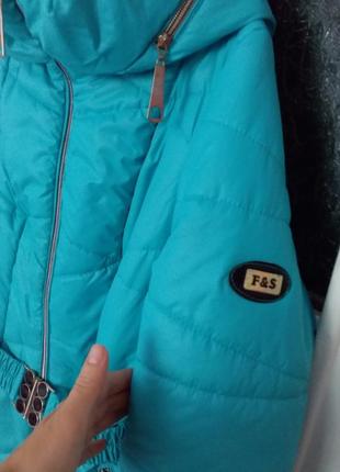 Куртка...пальто... удлиненная куртка р. 46 3