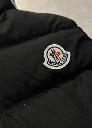 Мужская жилетка moncler черная4 фото