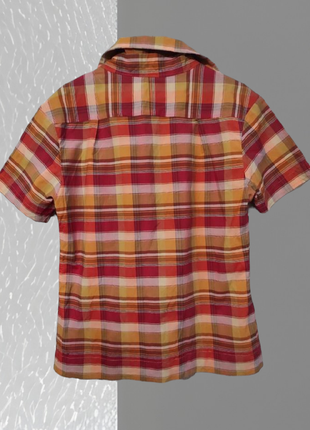 Рубашка в клеточку, с коротким рукавом2 фото