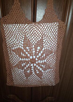 Супер-модна еко-сумка ручної роботи для покупок