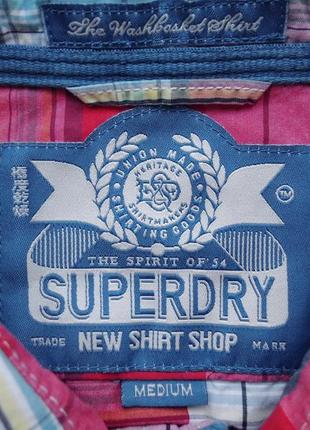 Сорочка superdry new shirt union (m)5 фото