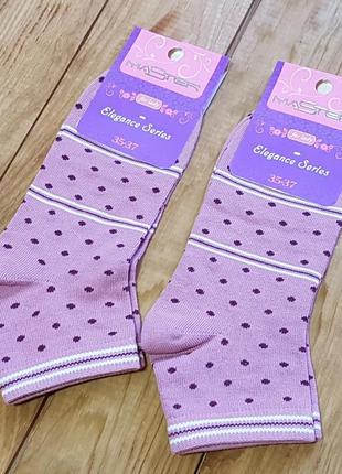 Шкарпетки жіночі "горошок", розмір 23 / 35-37р.