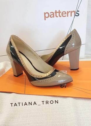 Туфлі на підборах шкіра мутон