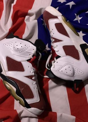 Кроссовки nike air jordan 6 vi carmine1 фото