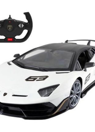 Радіокерована іграшка rastar lamborghini aventador svj 1:14 (96070 white)