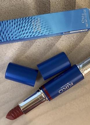 Помада з 3д-ефектом колір 02 kiko milano blue me 3d effect lipstick duo4 фото