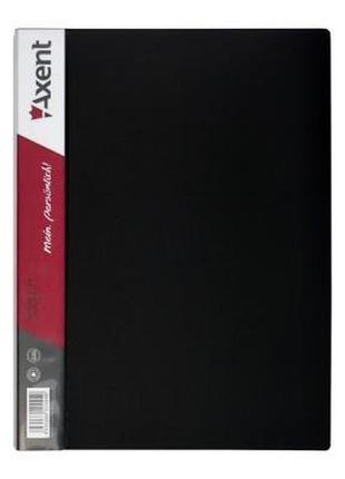 Папка с файлами axent 30 sheet protectors, black (1030-01-а)