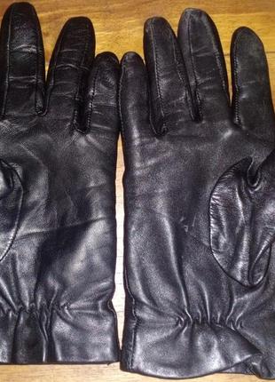 Шкіряні жіночі рукавички marks & spencer2 фото