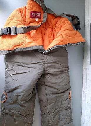 Зимовий комбінезон куртка, штани kiko для хлопчика4 фото