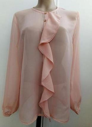 Блузка персикового цвета3 фото