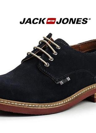 Туфли jack jones stan темно синие новые 42р2 фото