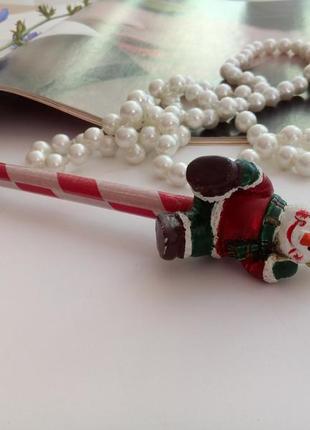 Статуэтка дед мороз снеговичок снеговик новый год миниатюра гипсовая8 фото