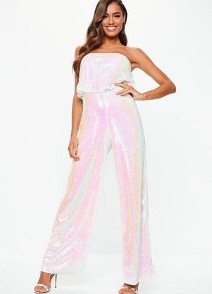 Комбинезон в двусторонние пайетки