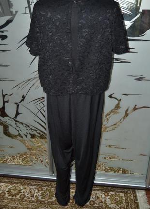 Комбинезон ромпер пайетки вечерний нарядный кружевной с карманами5 фото