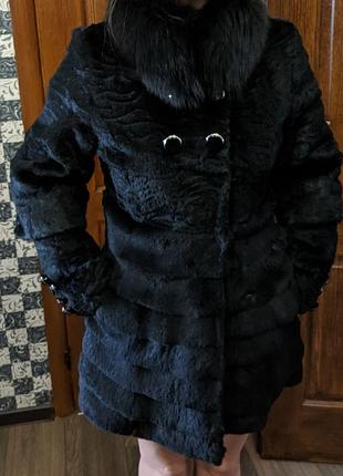 Шуба кролик , песець.