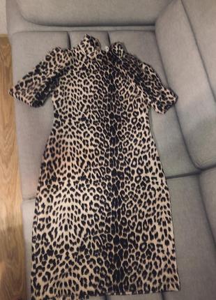 Платье тигровое