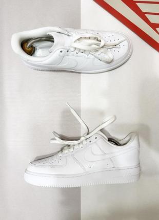 Новые кожаные кроссовки nike air force 1 оригинал 40.5 размер