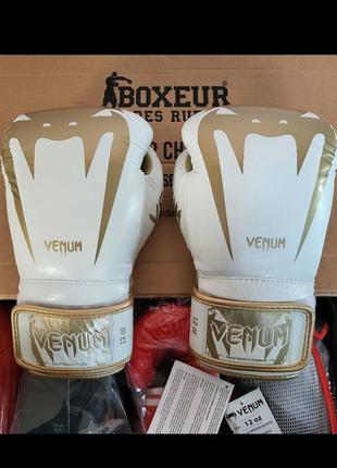 Venum giant 3.0 12 oz оригінал боксерські рукавиці шкіра nappa